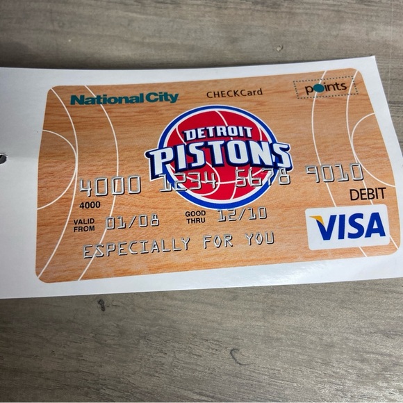 Vintage Detroit Pistons Hat Cap Adjustable White Logo NBA Embroidered - Picture 4 of 7